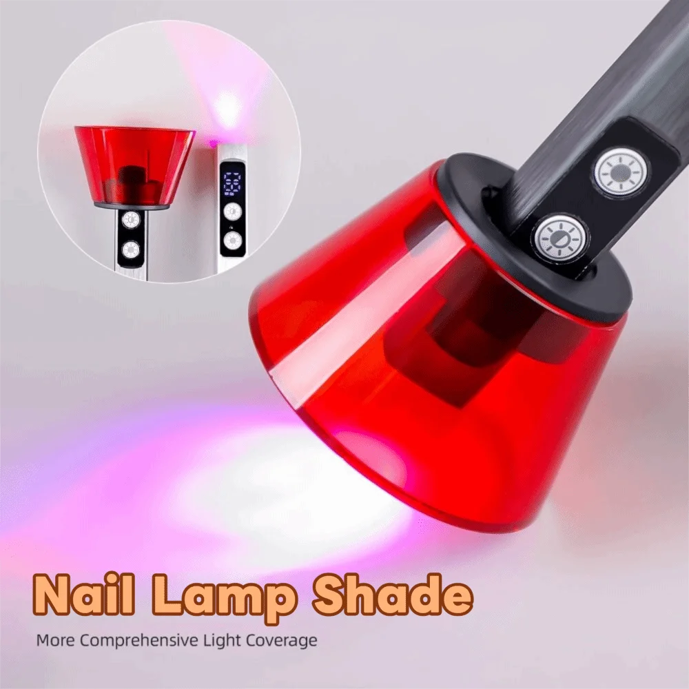 Thickened Nail Lamp Shield Anti-Blue-Light Anti-Glare UV Light-blocking Baffle Easy Installation Comfortable