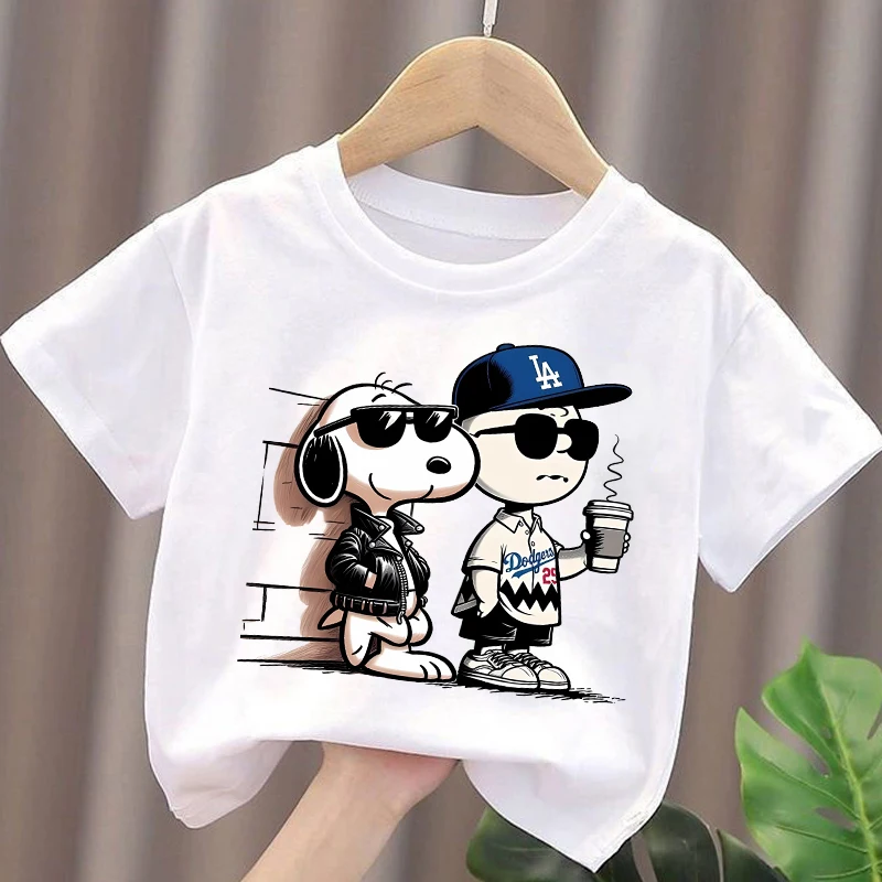 Детская-футболка-с-короткими-рукавами-хлопковые-футболки-с-принтом-персонажей-аниме-snoopys-летние-повседневные-топы-для-мальчиков-и-девочек-детская-одежда-kawaii-подарки