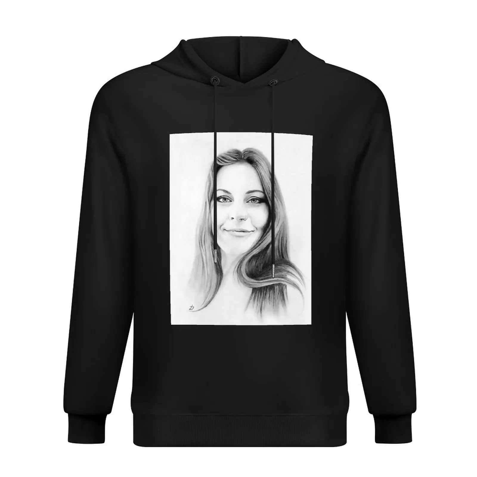 

Floor Jansen Pencil Portrait. Hoodie men wear men's clothing graphic t shirts men fashion men men's oversize hoodie