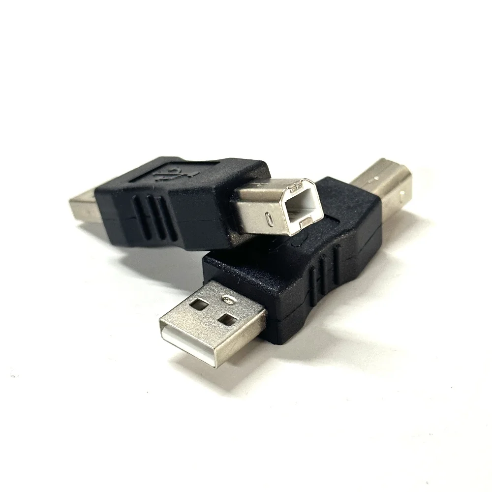 Адаптер USB-USB B Конвертер USB-папа-USB B-папа Адаптер USB-принтера-сканера
