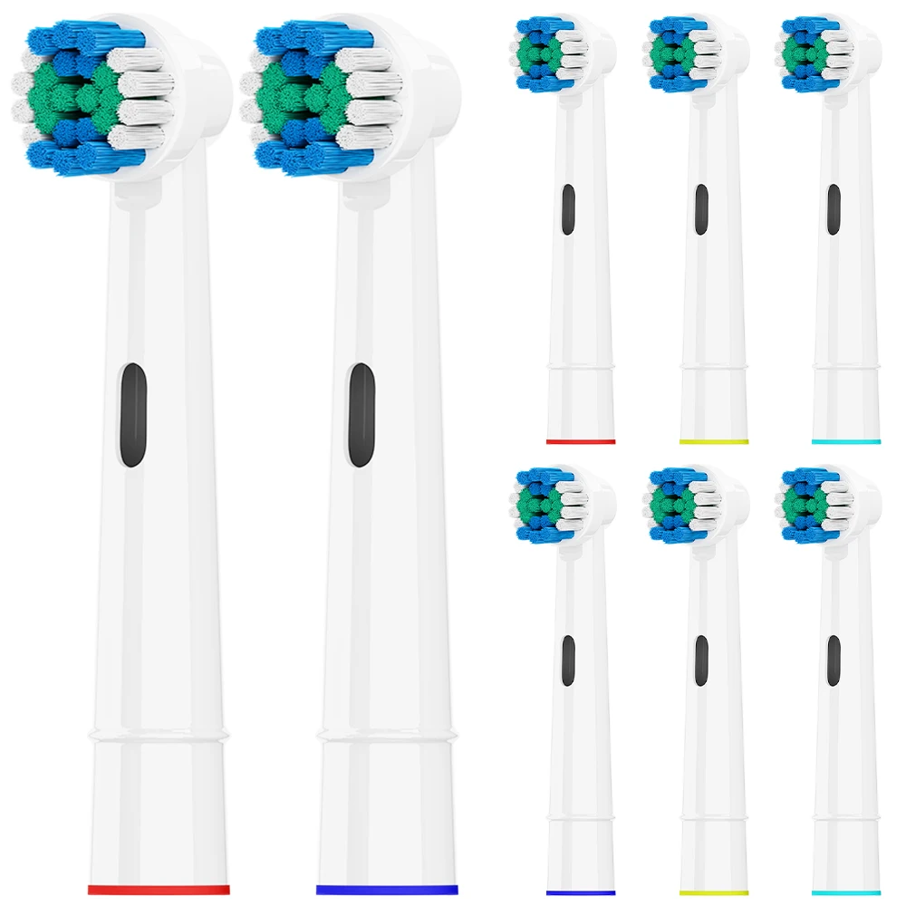

Сменные насадки для электрических зубных щеток Oral-B, совместимые с 4/8/12/20 штуками, профессиональные сменные головки для щеток 1000 и 500