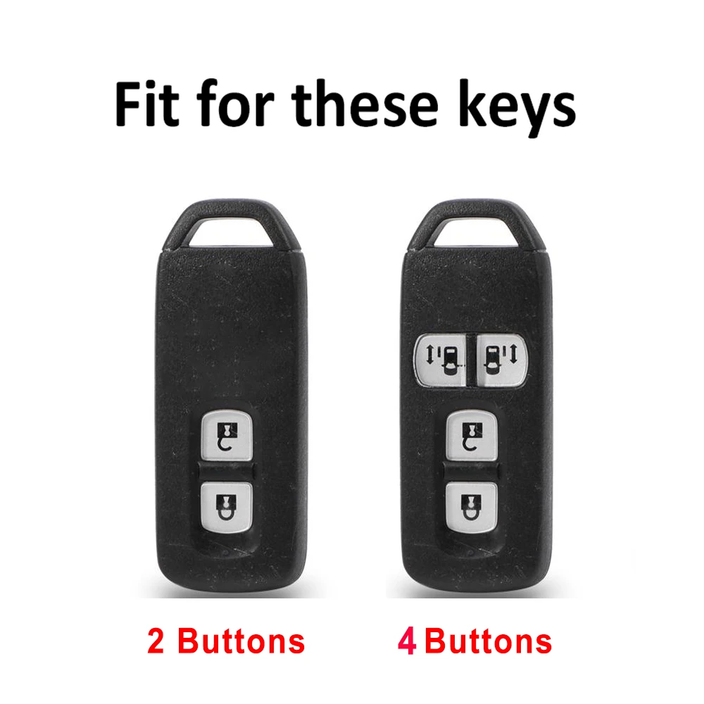 Gold Edge TPU Shell Fob Car 2/4 buttons Remote Key Case Cover For Honda N-WGN N-VAN Custom Wgn N-BOX N-ONE Holder Accessories