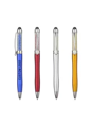 Color Crystal Stylus Ball Pen Touch Screen Pen for Phone Pad Tab PC Notebook Personalized Promotion Logo Gift Customize Giveaway