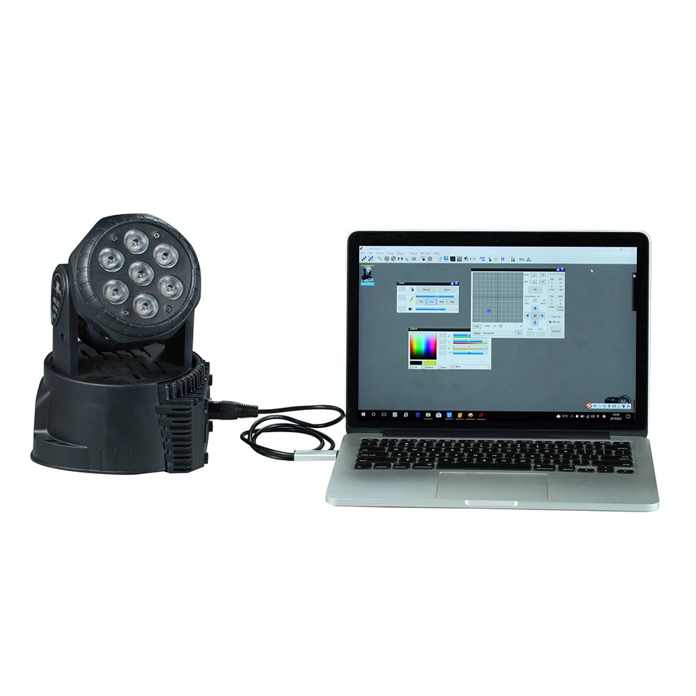 Lixada DMX512 Computer PC Stage Lighting Controller Dimmer USB to DMX Interface Adapter LED