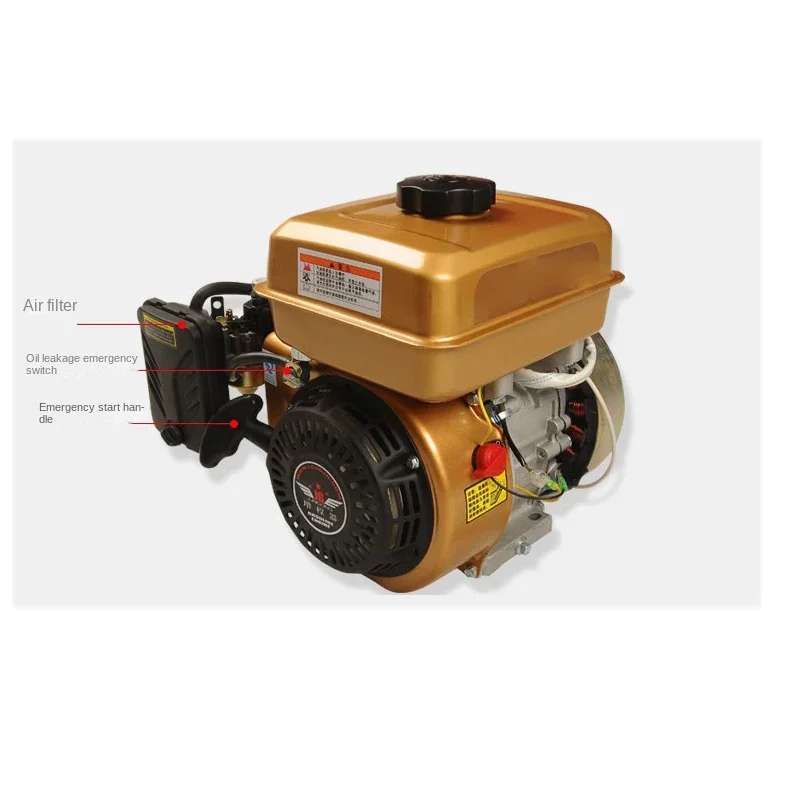 DC 24V Parking Air Conditioner Gasoline Generator 6KW Diesel Petrol Generator No Need To Install Battery Charging Truck Crane RV