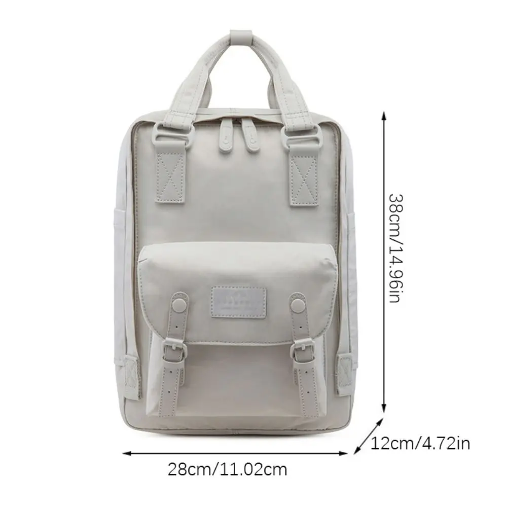 Nylon Work Business Backpacks Waterproof Multilayer Laptop Backpack Adjustable Shoulder Strap Large-Capacity Travel Knapsacks