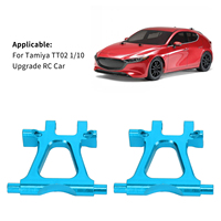 Metal Rear Lower Suspension Arms Swing Arm Metal Rear Lower Suspension Arms Swing Arm for Tamiya TT02 1/10 RC Car Upgrade Parts
