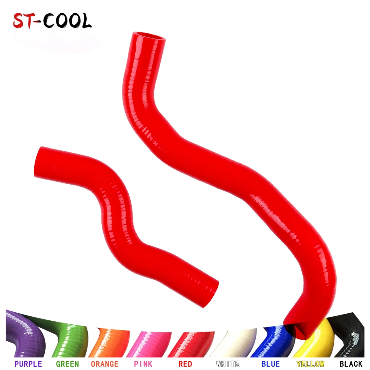 For 2004-2008 Nissan Maxima VQ35DE 3.5L V6 Silicone Radiator Hoses 2005 2006 2007 Tubes Kit Piping 2Pcs 11 Colors