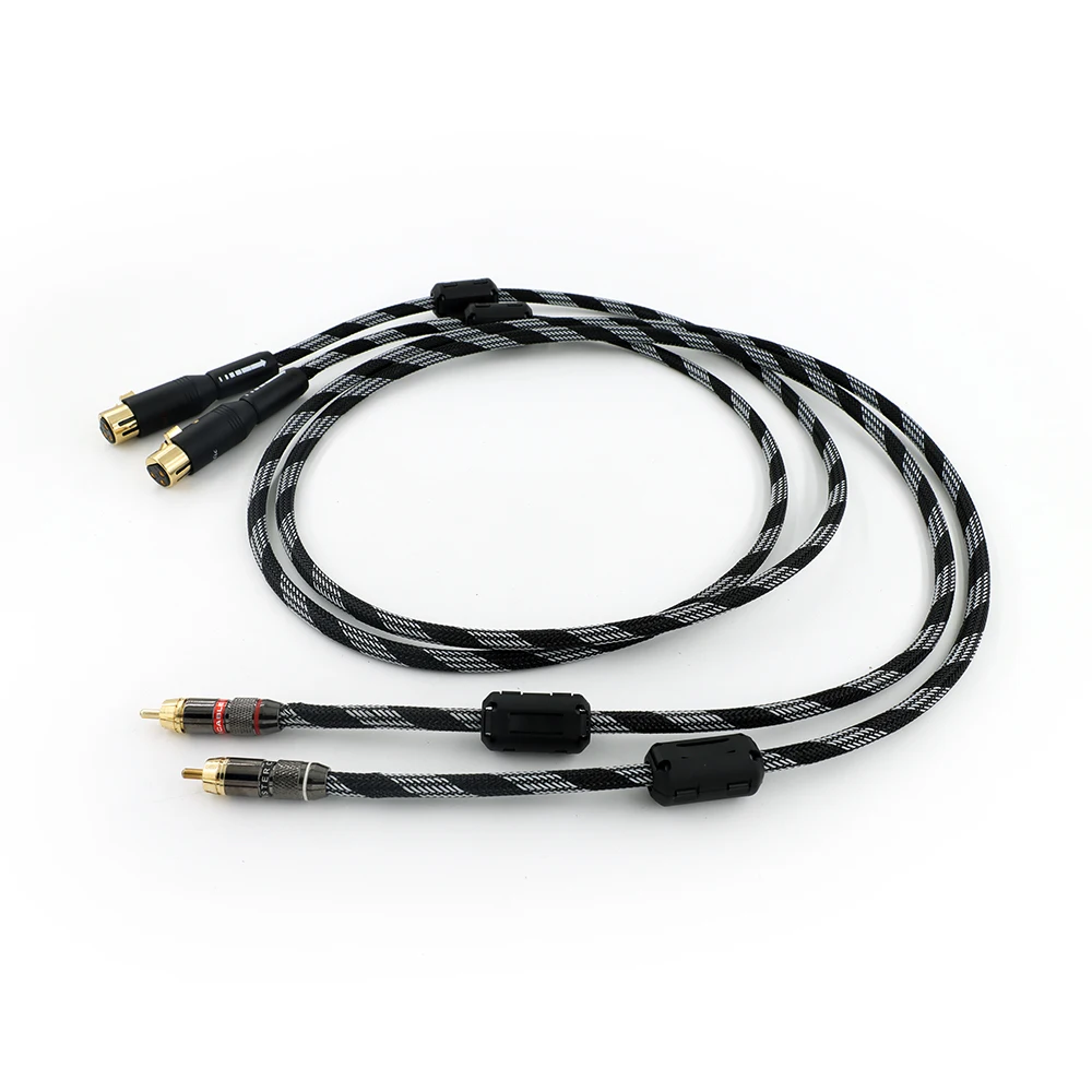 

Справочное соединение RCA-XLR F: балансированное звено с двойным экранированным покрытием в возрасте ​