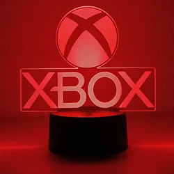 Game XBOX Home Game Best Present for Boy LED Night Light USB Directly Supply Cartoon App Control Children Birthday Gifts 3d Lamp