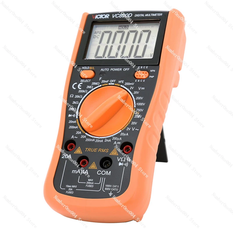 

Vc890d Multimeter Digital Multifunction Multimeter High Precision Digital Signal Display Instrument Backlight Automatic Shutdown