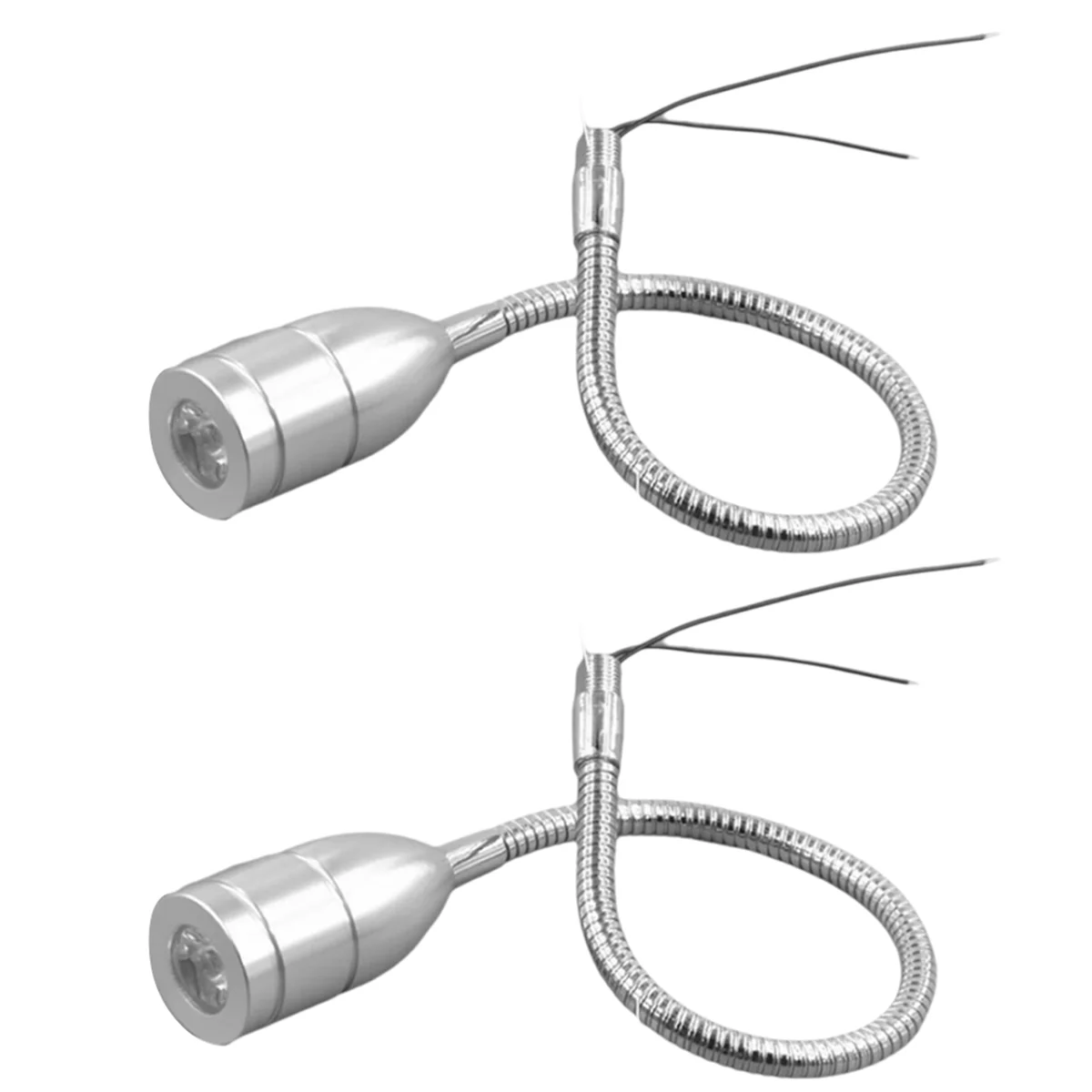 EULM 3WAC 12 В 24 В светодиодный светильник для инструментов, гибкий 30 см светодиодный рабочий светильник для мастерской, серебристый для станков с ЧПУ, сварочный аппарат