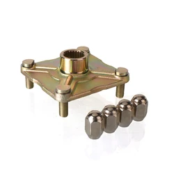 ATV 23T dientes 110mm M10 * 4 perno cubo de rueda trasera con tuerca para 110cc 125cc 150cc carrito de Golf eléctrico Go Kart UTV Buggy triciclo Quad