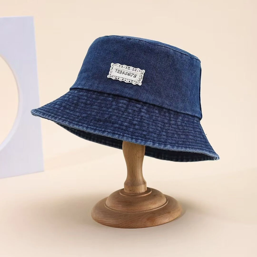 Eimer Hut Frauen Frühling Sommer Hüte Für Männer Gewaschen Denim Retro Mode Sonnenschirm Sonnenhut Bob Kappe Mann Neue Koreanische Stil Sonnenhut