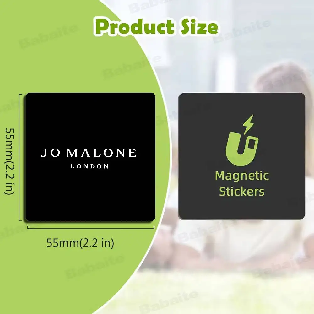 J-Jo M-Malone L-LOGO Refrigerator Magnets Personalized Photo Fridge Magnets for Kitchen Whiteboard Home Decoration Office Gift