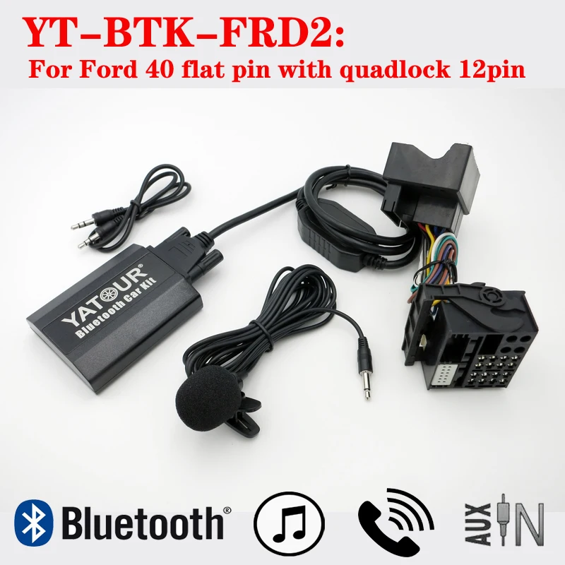 Yatour Hi fi Bluetooth car adapter BTK A2dp music play Bluetooth mp3 converter for Ford original car CD Player