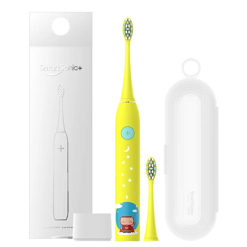 

Dupont Smart Led Light Bristle Sonic Electric Toothbrush For Children Travel