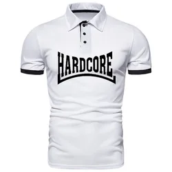 Hardcore Ma1 Bomber Summer cotton men's POLO shirt high quality Casual sports outdoor men's golf shirt Plus size S-8XL