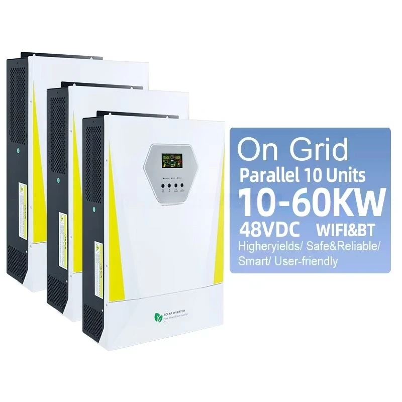 Hybrid Solar Inverter 6.2kw 11KW Single Phase Off-Grid Controller Pure Sine Wave 18Kw 20Kw 23Kw 25Kw 30kw 40kw 50kw 60kw
