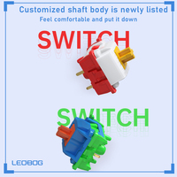 LEOBOG V2 Nimbus/Juggle Switch 5Pin Linear Tactile Mechanical Keyboard Switches POM Hot Swap Pre-lubrication For Game player