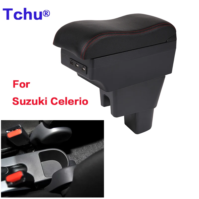 For Suzuki Celerio Armrest For Celerio Armrest box Modification Parts Add Storage Box Car Accessories Details USB Multifunction