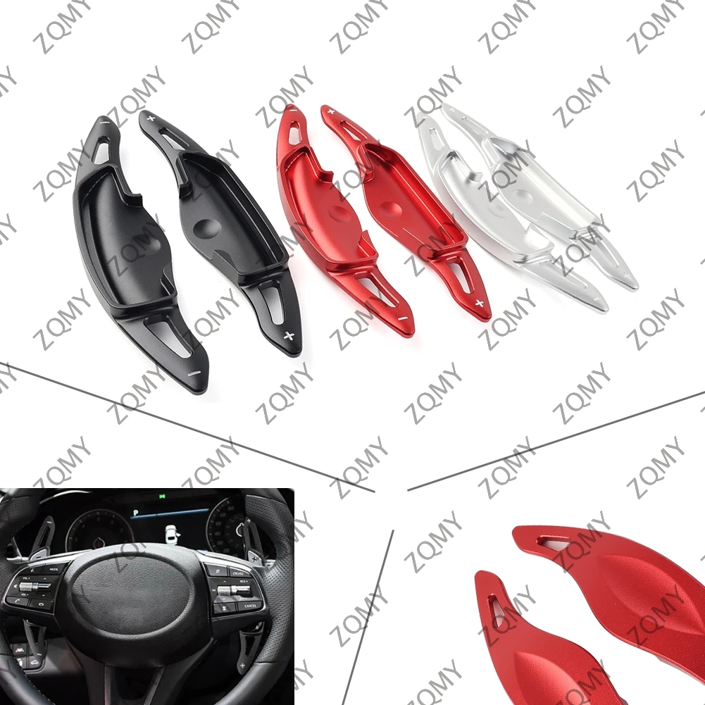 

Interior Steering Wheel Paddle Shifter Extend Accessories For Hyundai Genesis G70 Sonata Tucson 2018-UP