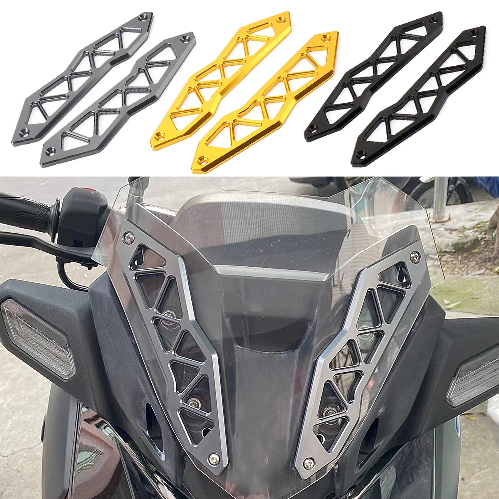 

Motorcycle Accessories Front Windscreen Windshield Fixing Bracket Kits For YAMAHA X-MAX300 X-MAX 300 XMAX300 XMAX 300 2023 2024