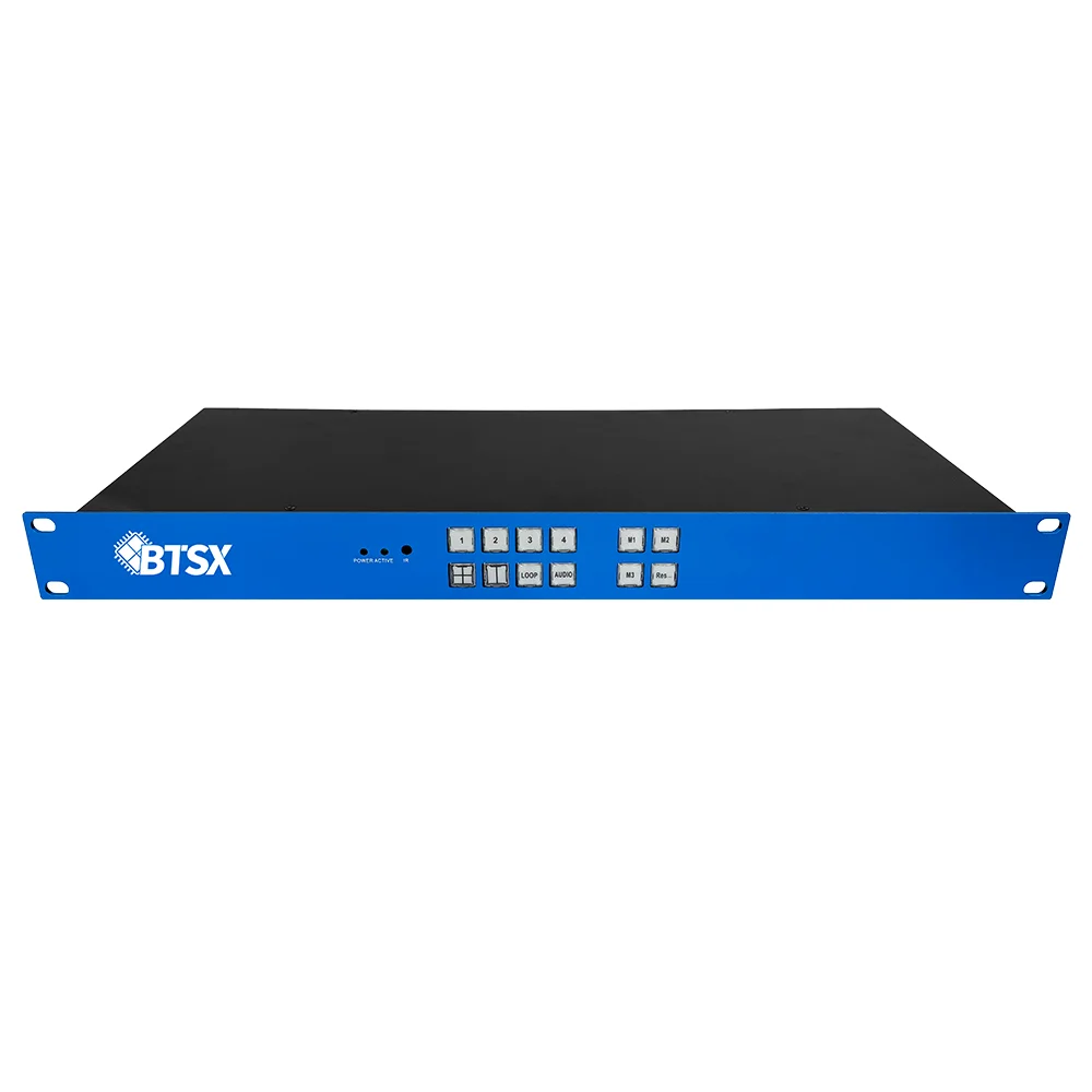 4K60 2.0 مدخلات 3 مخرجات KVM Switch Professional 4K60 لمعالجة الفيديو