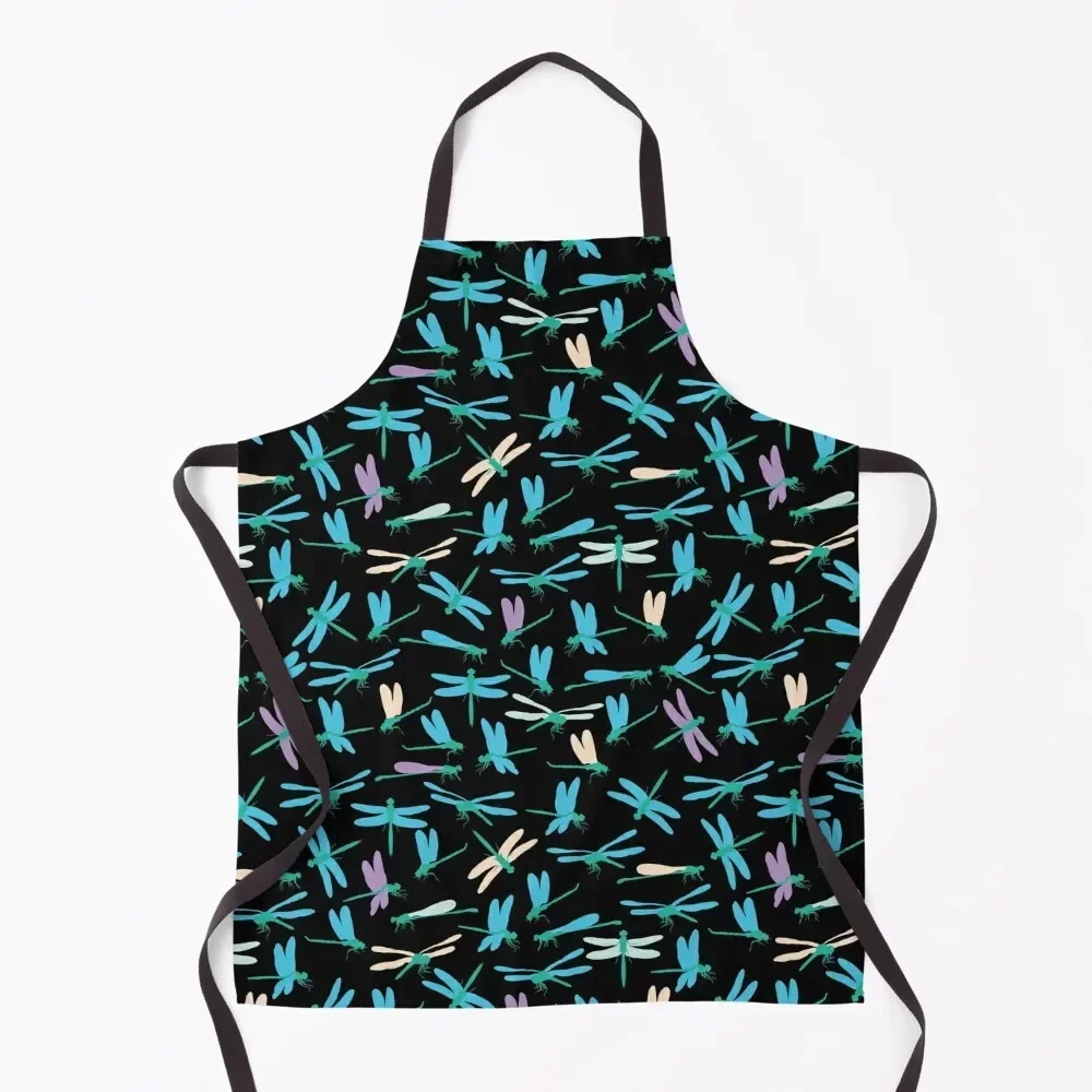 Copy of Dragonfly pattern in black Apron Ladies Hairdressing Hairdresser Accessories professional hairdresser chefs Apron