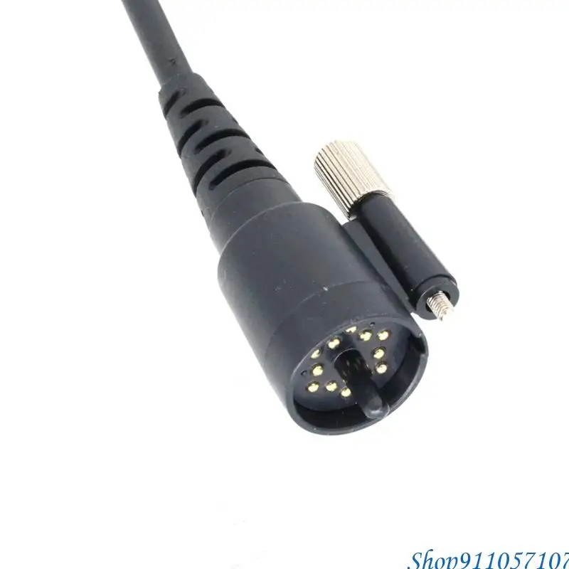 203B Handheld Speaker Mic Cable Spring Line for TK-790 TK-890 TK-5710 TK-5810 Walkie