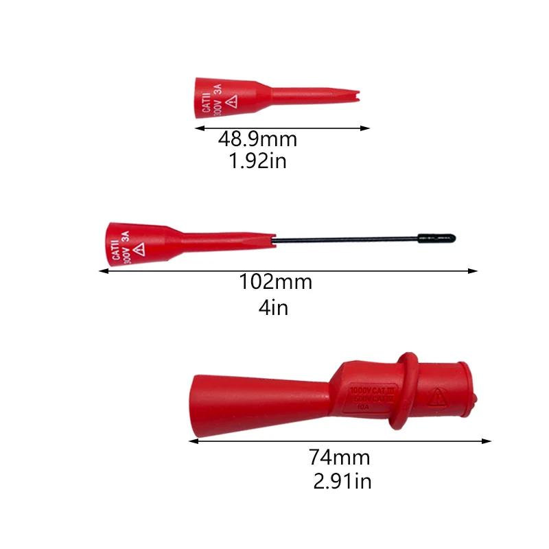 Multimeter Test Leads Probe Set Suitable For Fluke/General Purpose Multimeter Probe Tip Alligator Clip