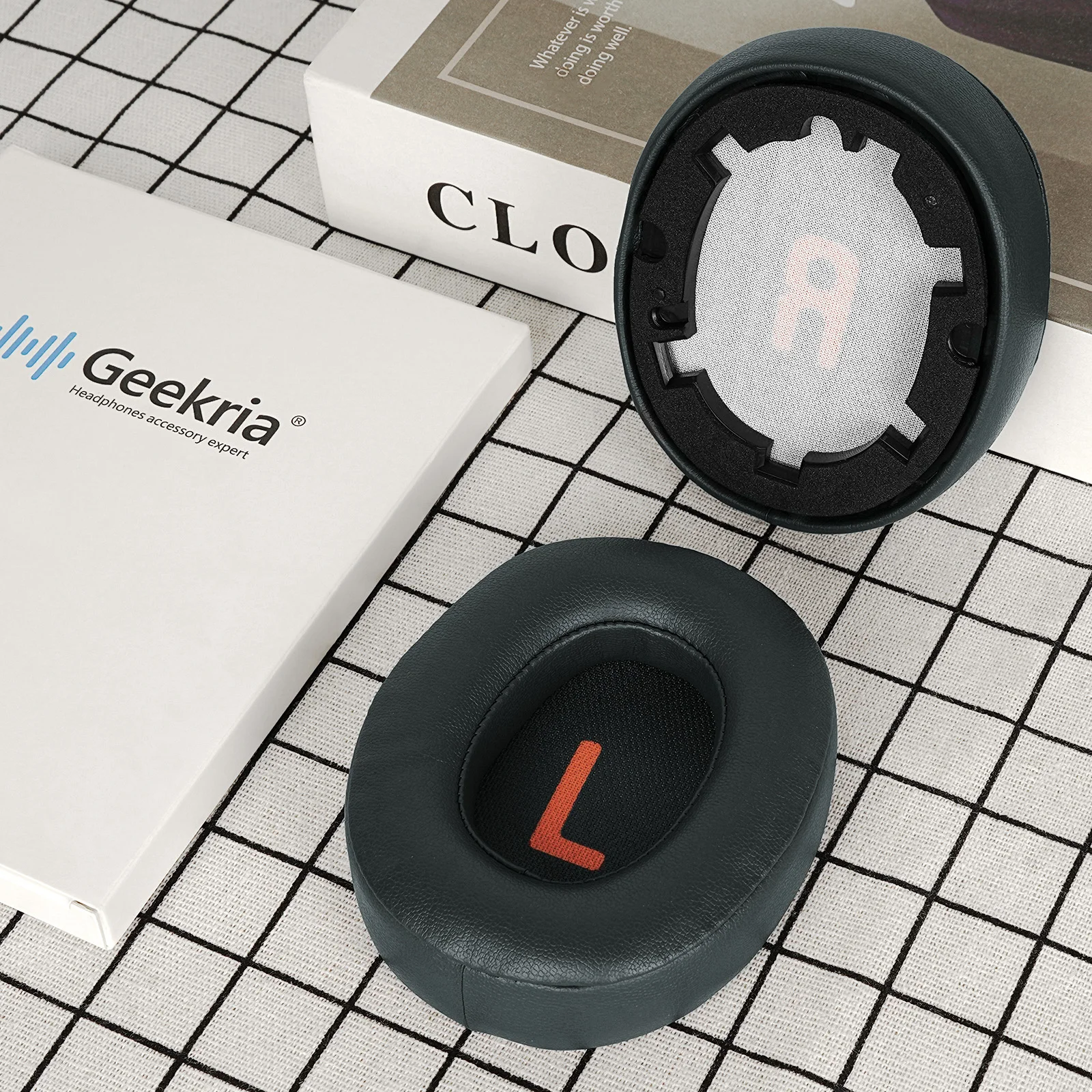وسادات أذن بديلة Geekria-QuickFit لسماعات الرأس JBL ، وسادات سماعة الرأس ، jr360