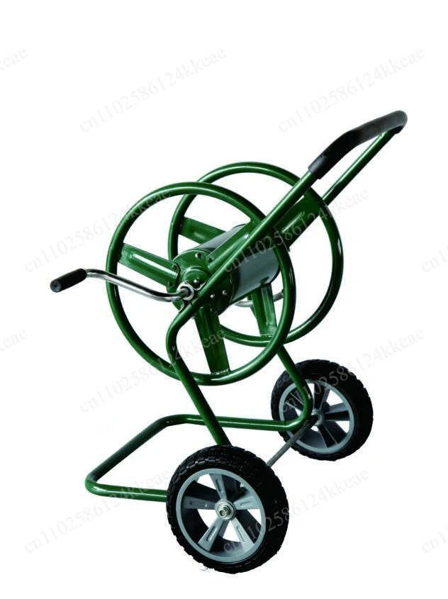 Production garden water wheel, watering gardening, two-wheeled tool cart, water pipe storage utensils