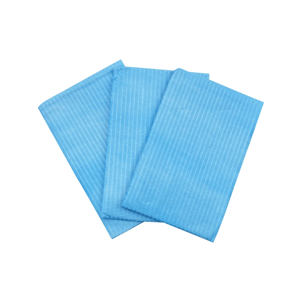 125pcs/Pack Dental Bibs Disposable Tattoo Cleaning Wipes Piercing Rope Sheets Paper Pad Bib Medical Paper Scarf Tattoo Clean Pad