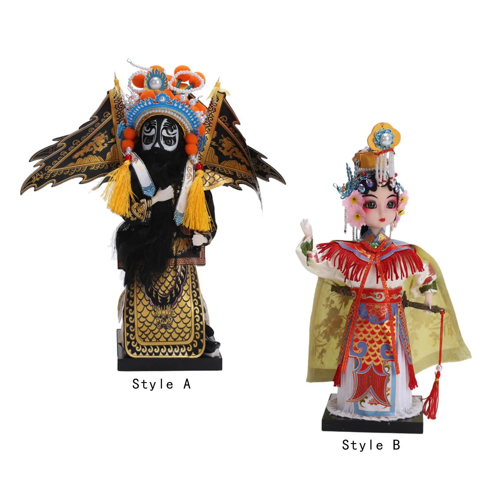 Peking Opera pop ornament collectible standbeeld cadeau decoratief tafelblad