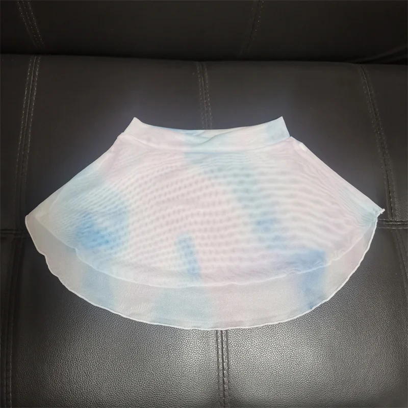Heißer Verkauf billig hochwertige Kinder Mädchen Kinder tanz tragen hoch Spandex gewickelt Mesh Ballett röcke – Detail 17