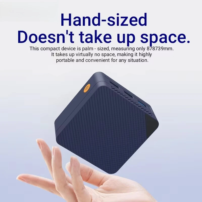Desktop PC 6G SSD WiFi BT4.0 Win11 N150 CPU 1tGb Ssd 4K Dual HD Port Dual LAN Business Mini Computer Gaming New Mini PC
