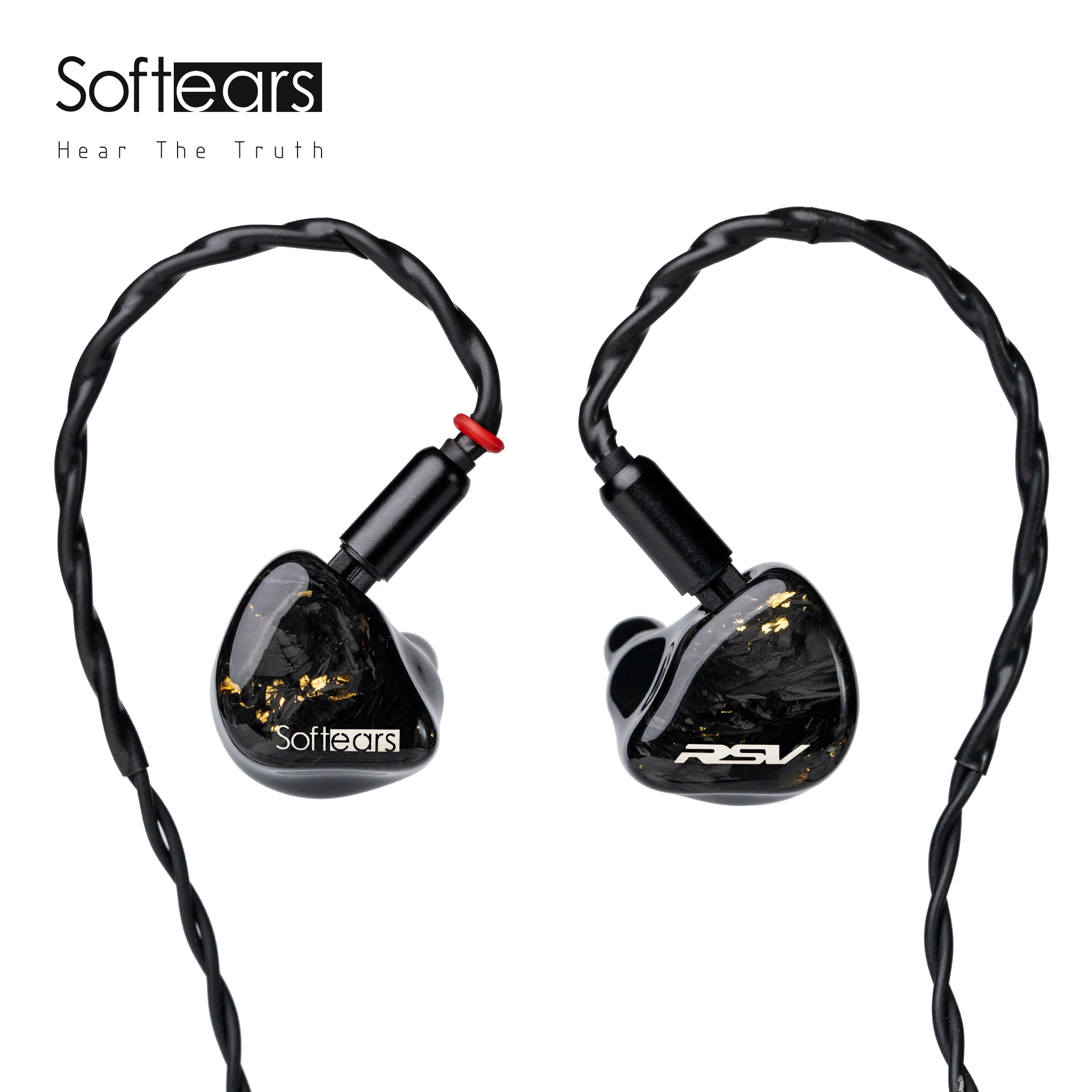 Softears RSV Reference Sound Five 5BA In-Ear Monitors Earphone with Universal 0.78 mm 2-Pin Connectors