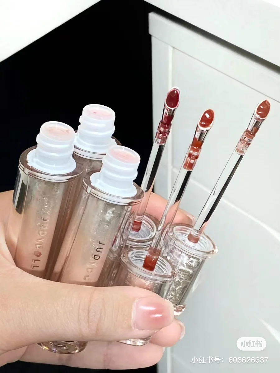 Judydoll Spiegel Water Gloss Lipgel Ijs Ijzeren Lip Glazuur Lipgloss Non-Stick Cup Niet Vervagen