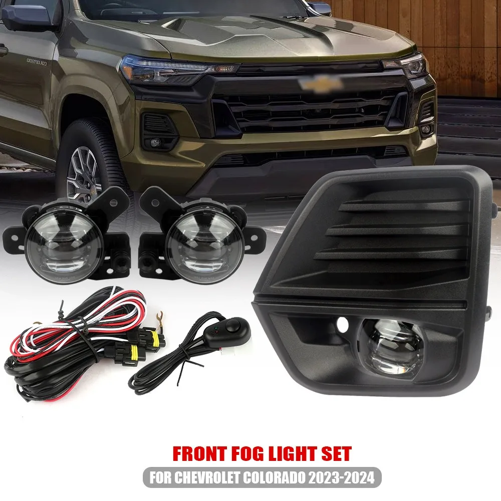 Upgrade for Your 2023-24 Chevrolet Colorado with Our Genuine Size LED Daytime Running Lights for Better Visibility and Style