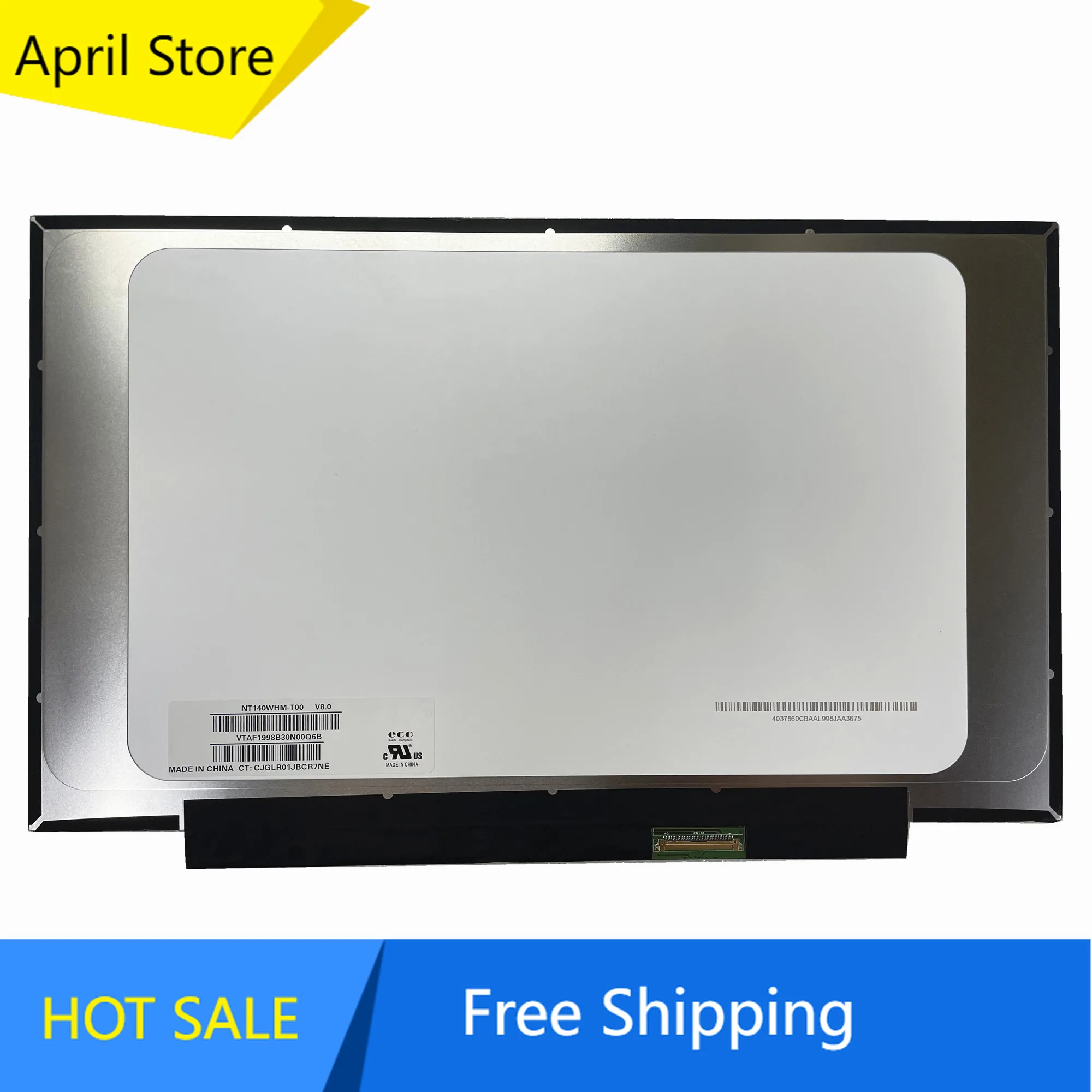 

NT140WHM-T00 V8.0 14.0" Laptop LCD Touch Screen Panel Matrix Display 1366*768 EDP 40 Pins