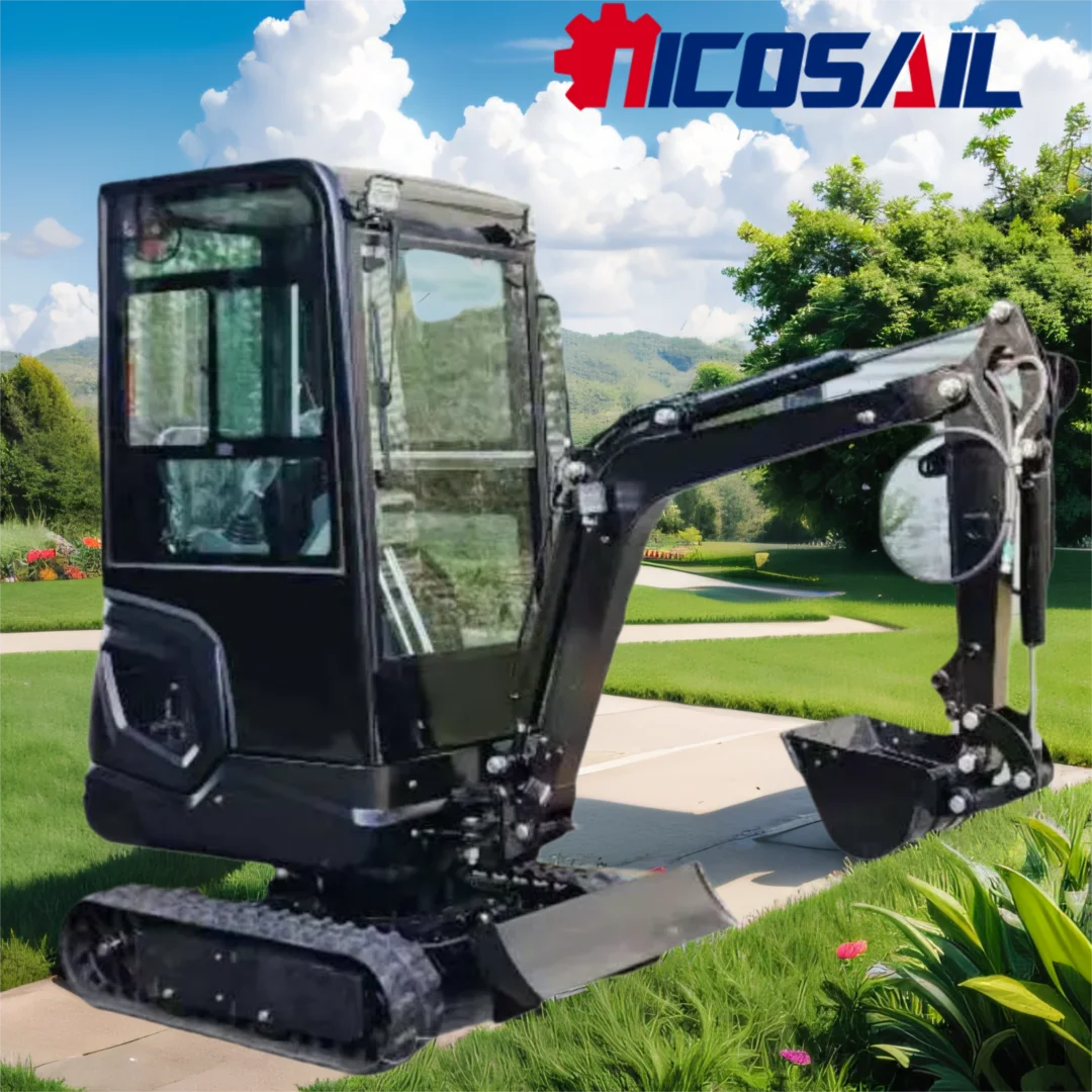 

Mini Excavator 1.2-ton Kubota Engine Crawler Excavator Farm Use 1-ton 2-ton Household Mini Excavator