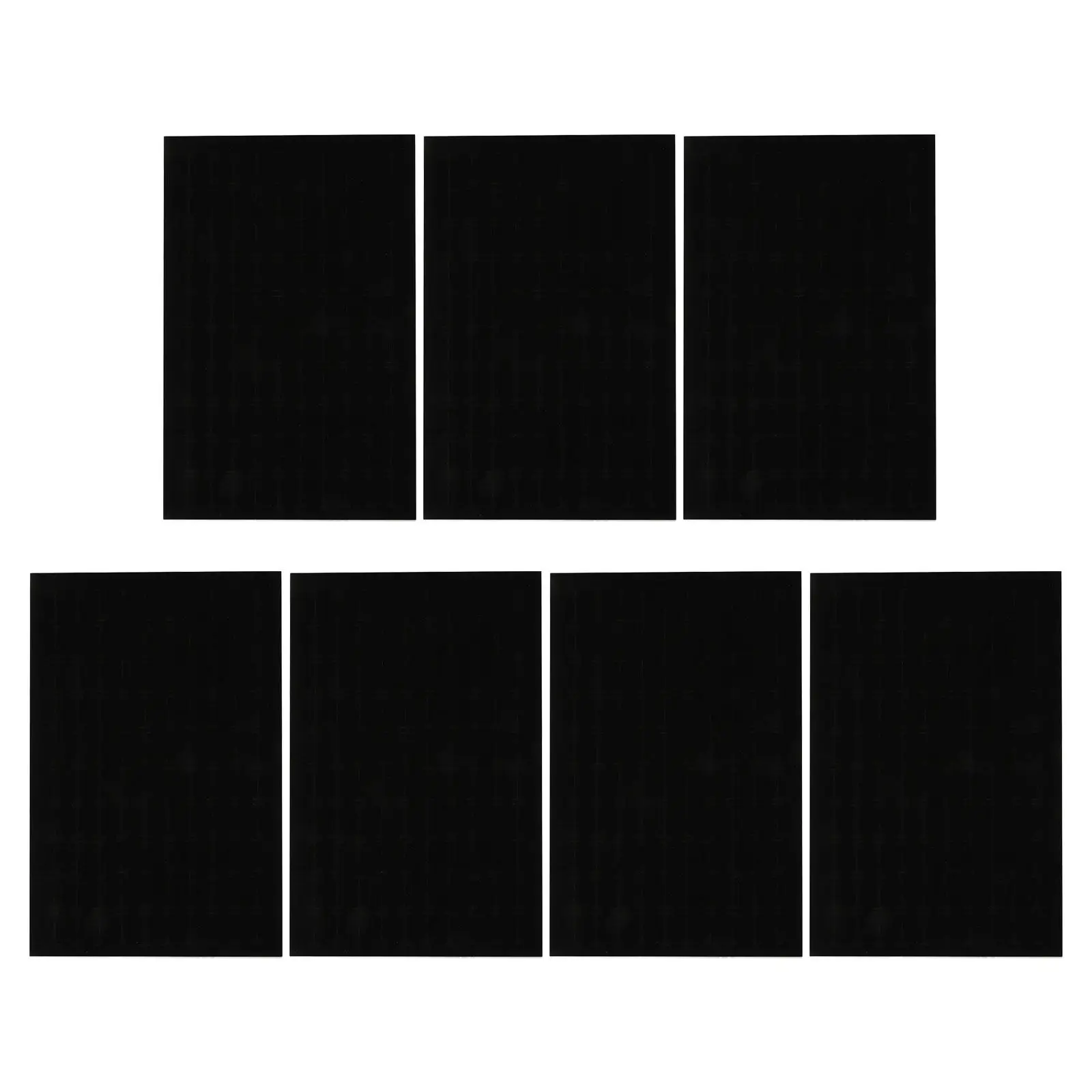 

7Pcs Jewelry Organizer Inserts Large Capacity Cushion Pads Sponge Tray Ring Display Storage Box Insert for Brooch Necklace Charm