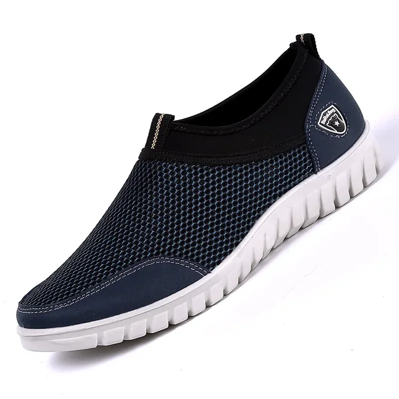 2023 Summer Mesh Shoe Sneakers for Men Shoes Breathable Men's Casual Shoes Slip-On Male Shoes Loafers Casual Walking Sneakers