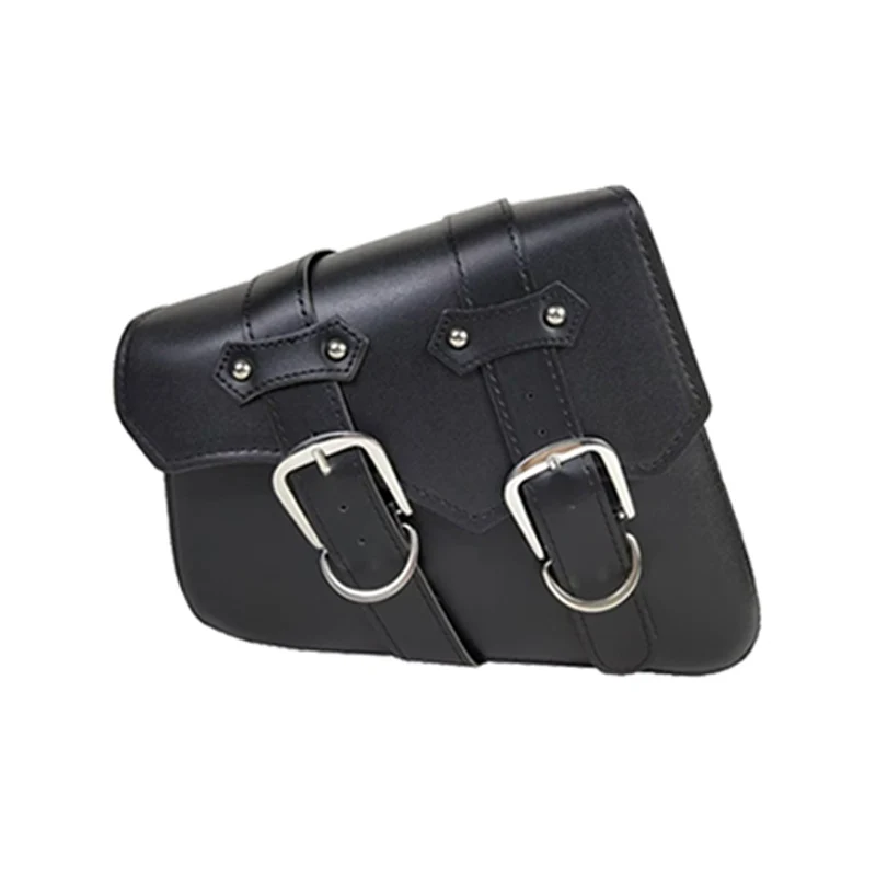 Motorcycle Universal Saddlebags Side Tool Bag PU Leather Luggage Saddle Bag Pouch For Harley Honda Suzuki Yamaha