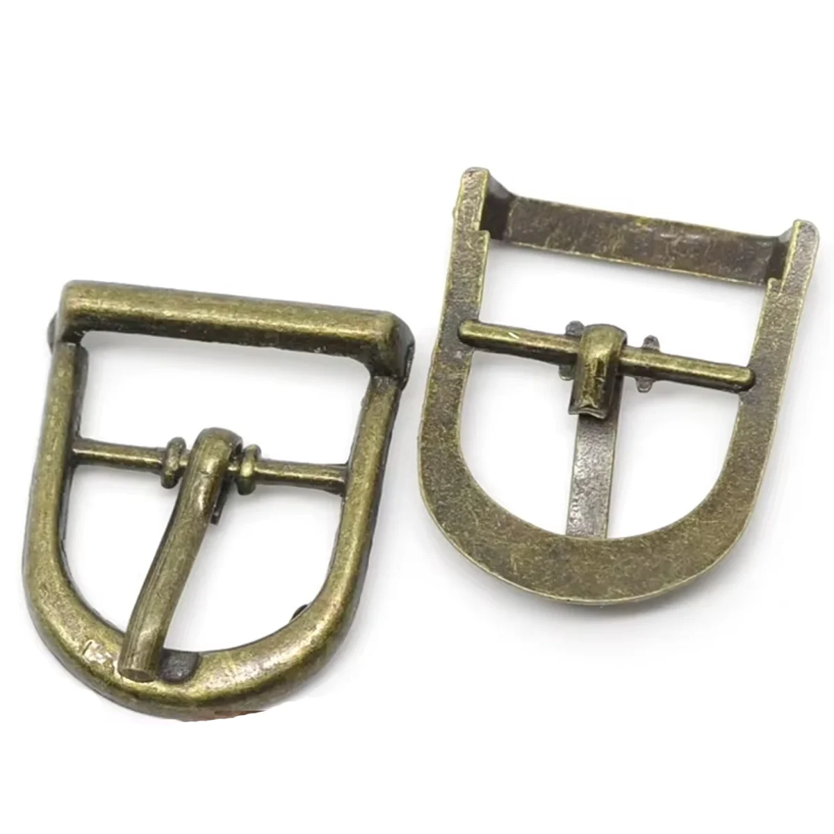 

150 шт. металлических пряжек бронзового цвета для обуви, одежды, сумок, аксессуаров для рукоделия, 22x19 мм (7/8"x6/8")