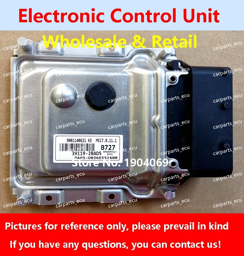 

39110-03830 E01/39131-2B465 G86 For Hyundai KIA Car Engine Computer Board/ECU/ME17.9.11.1 39119-2BAD5 B727/39131-2B090 S66