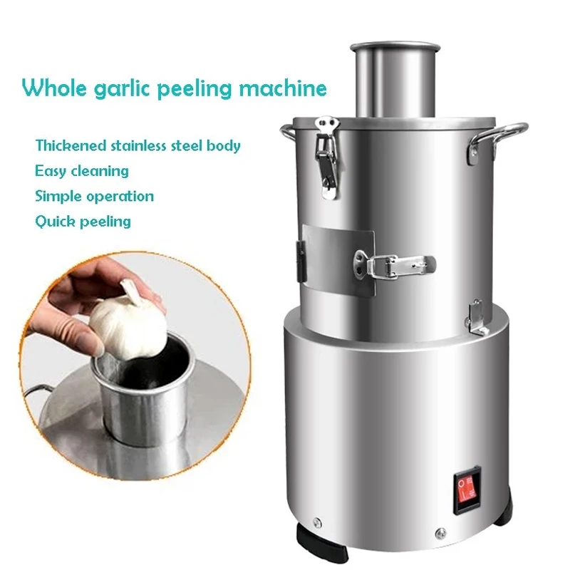 110/220v elektrische Knoblauch schälmaschine, die Edelstahl für die automatische Steuerung des Getreide abscheiders schält