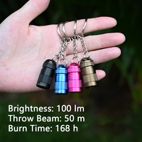 Tank007 E15 Portable keychain emergency 3W LED flashlight with ultra-long battery life for outdoor camping