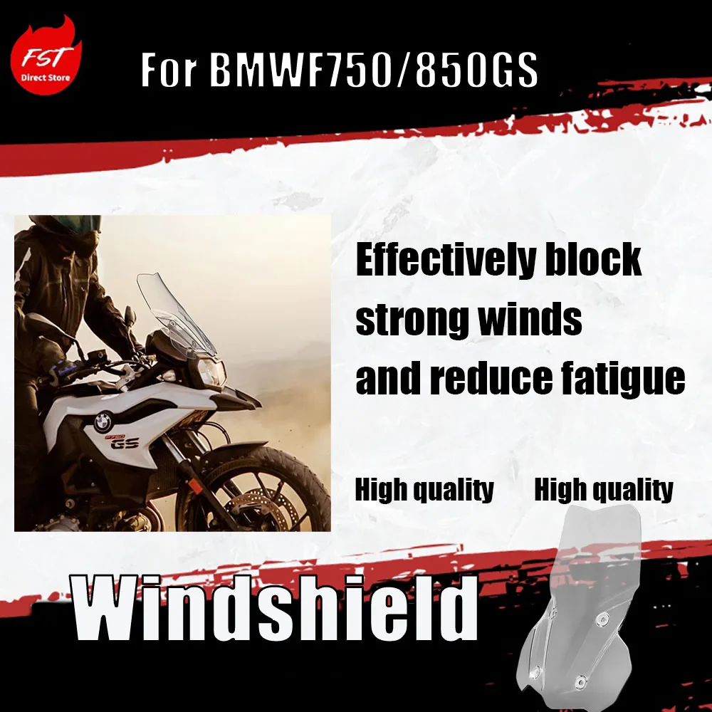 

For the modification of the windscreen of BMW F750GS. Increases the size and height of the F850GS windshield. Imports the g